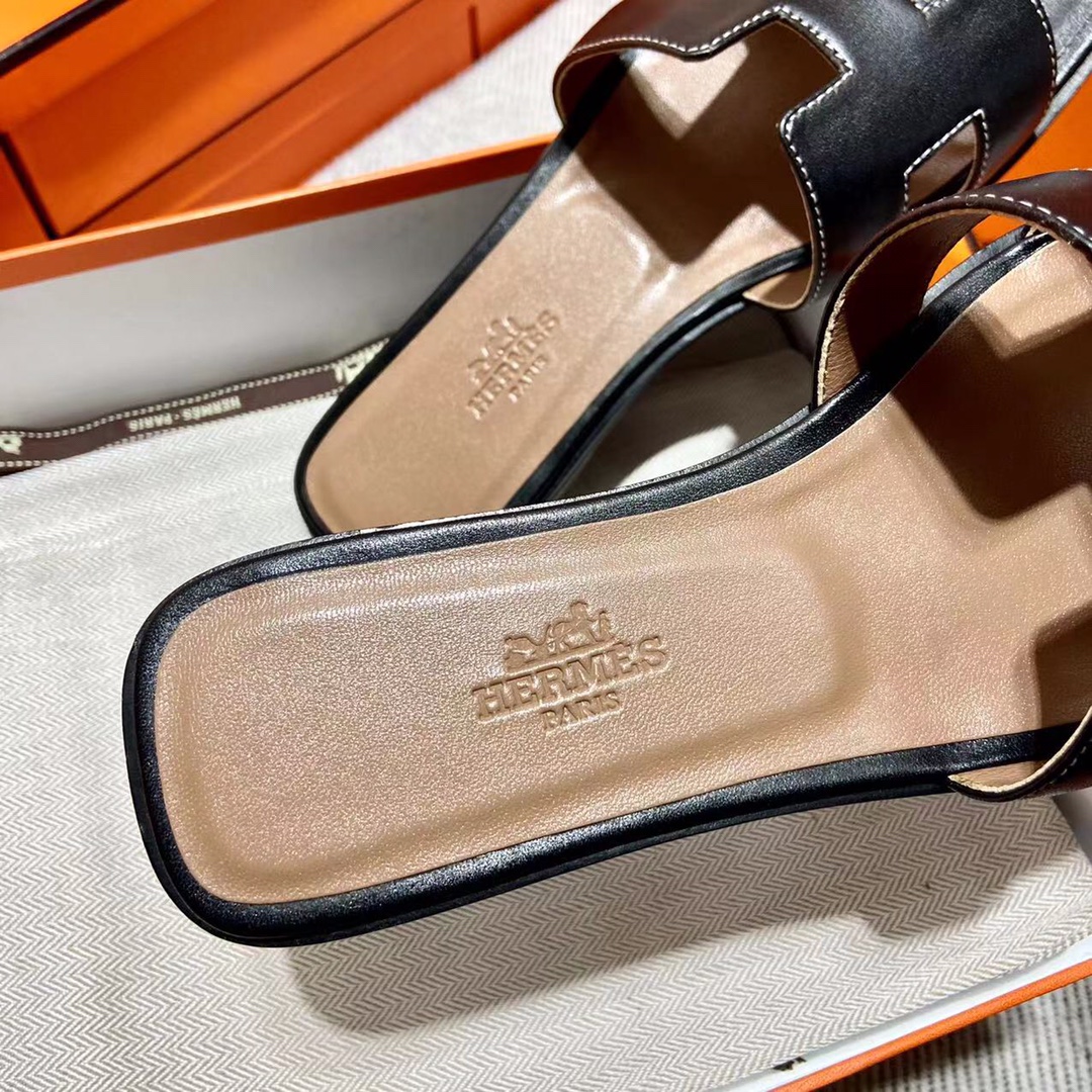 에르메스 올수공 오란 슬리퍼 샌들 스위프트 43